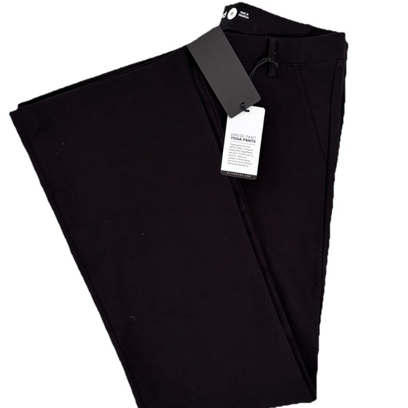 Betabrand Black Dress Yoga Bootcut Ponte Pants NWT Size Medium - Picture 4 of 12